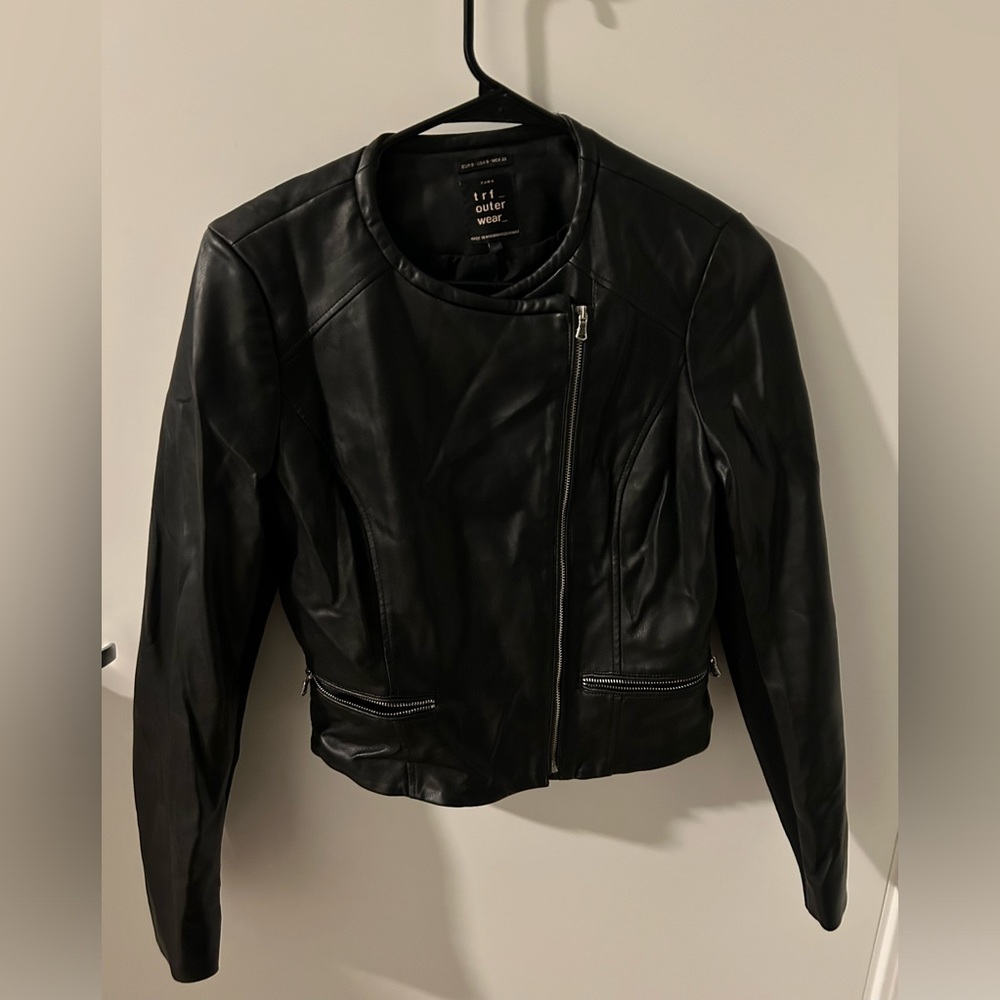 Zara brand new leather jacket!